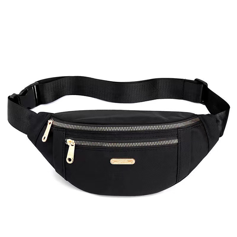Black -- waist bag
